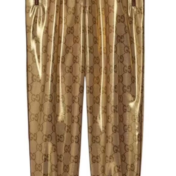 Men's Gucci GG technical Jersey jog  pants size XL made in Italy NWT - Picture 4 of 15